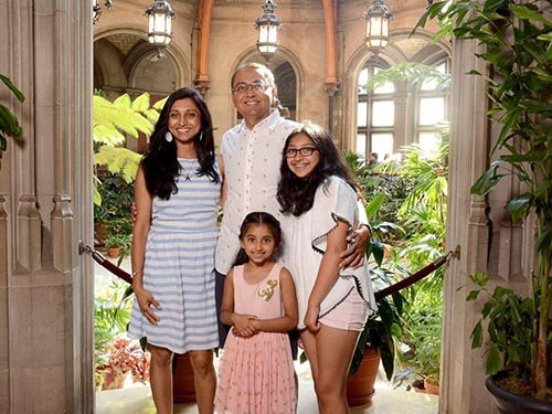 Dr. Patel and His Family